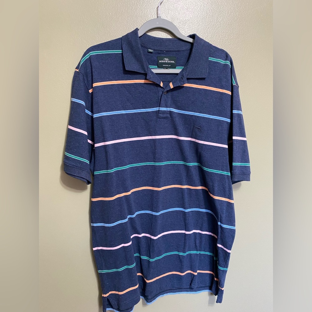 Rodd & Gunn Striped Polo, Size XL